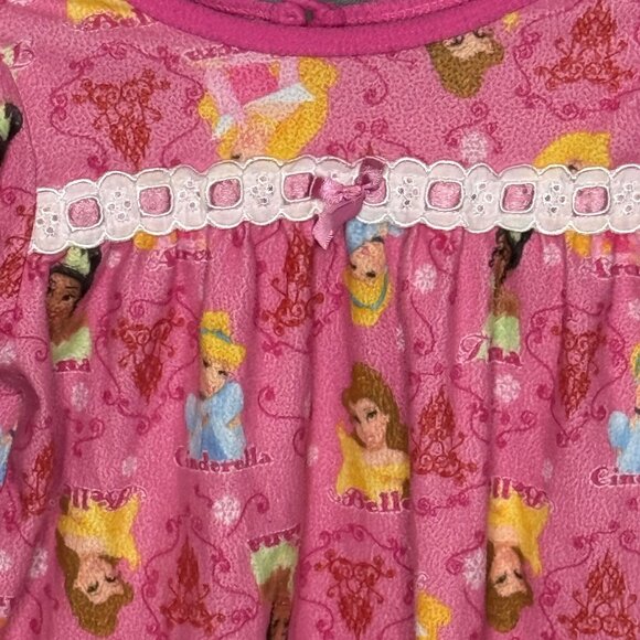 Disney Princess - Girls Long Sleeve Night Gown - Size 3T - Picture 3 of 7